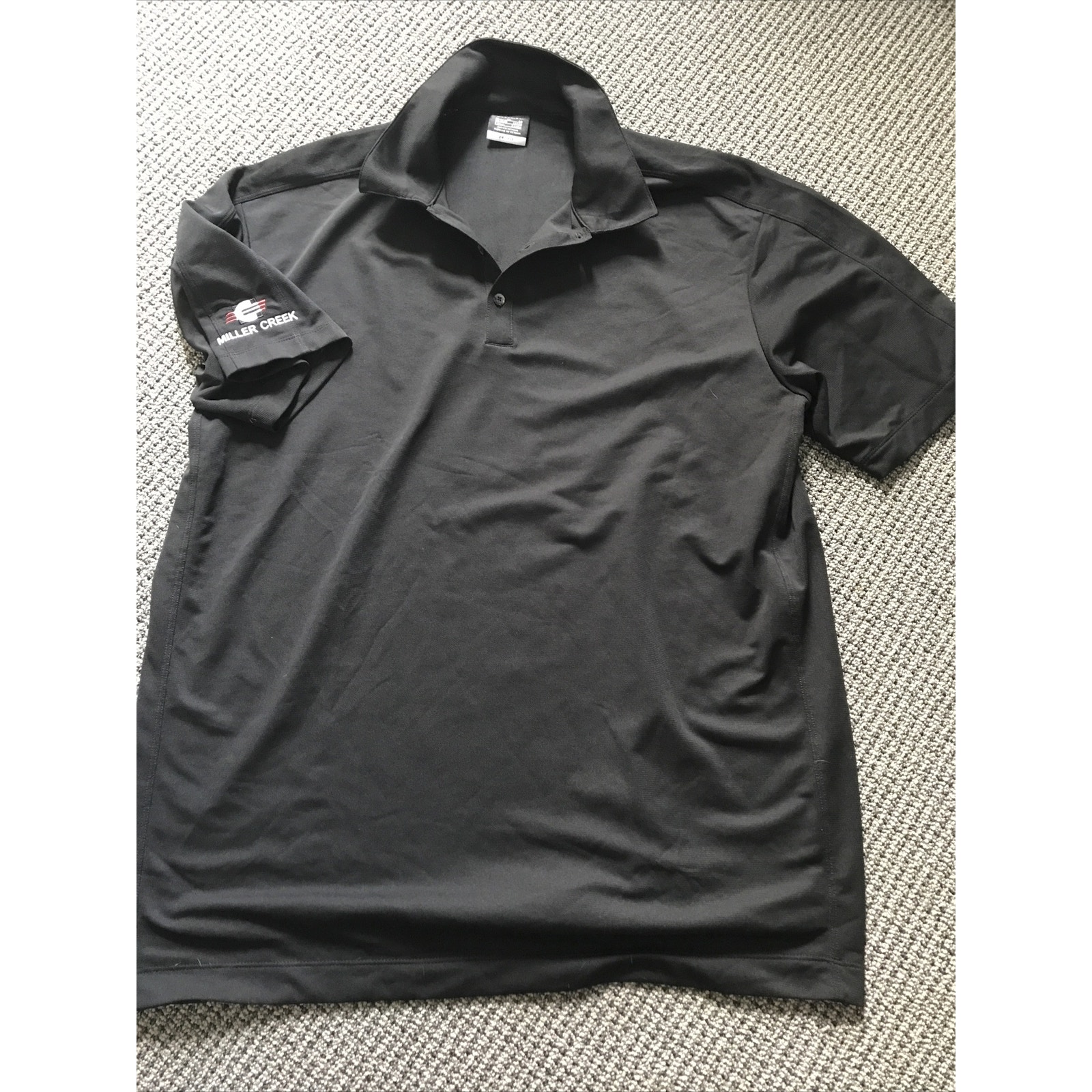 Nike Golf Drifit Polo Black Xl
